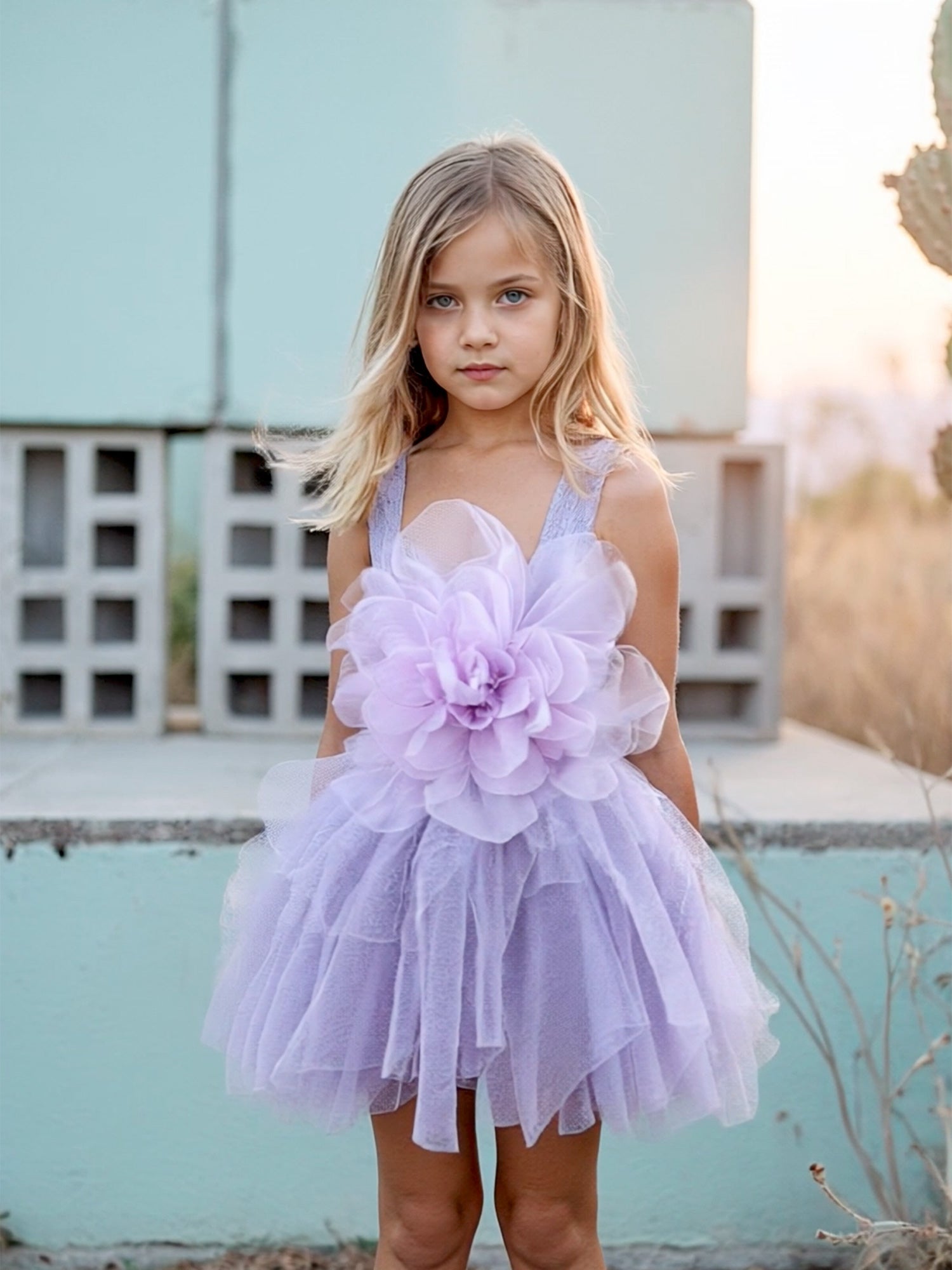 childrens dresses Filigree Kids Dress Cream | Size 6 This stylish Edvintorg Children Clothes Girl Dresses