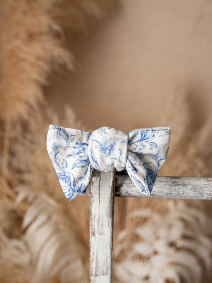 Something Blue - Topknot Headwrap Toile