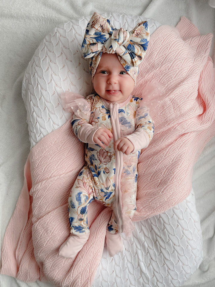 Something Blue Onesie - Porcelain