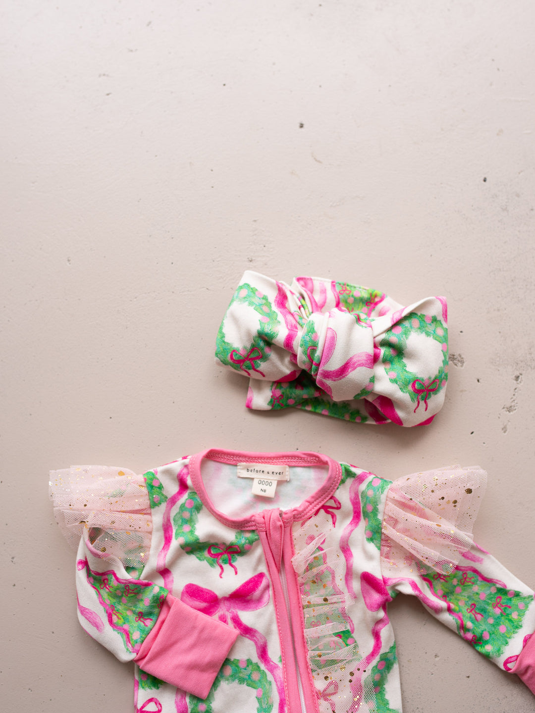 Tis The Season  - Topknot Headwrap Wreath