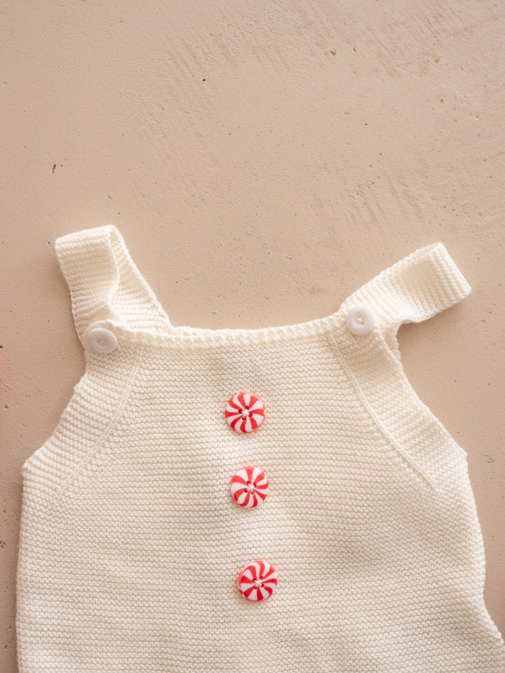 Peppermint Pop Singlet Romper