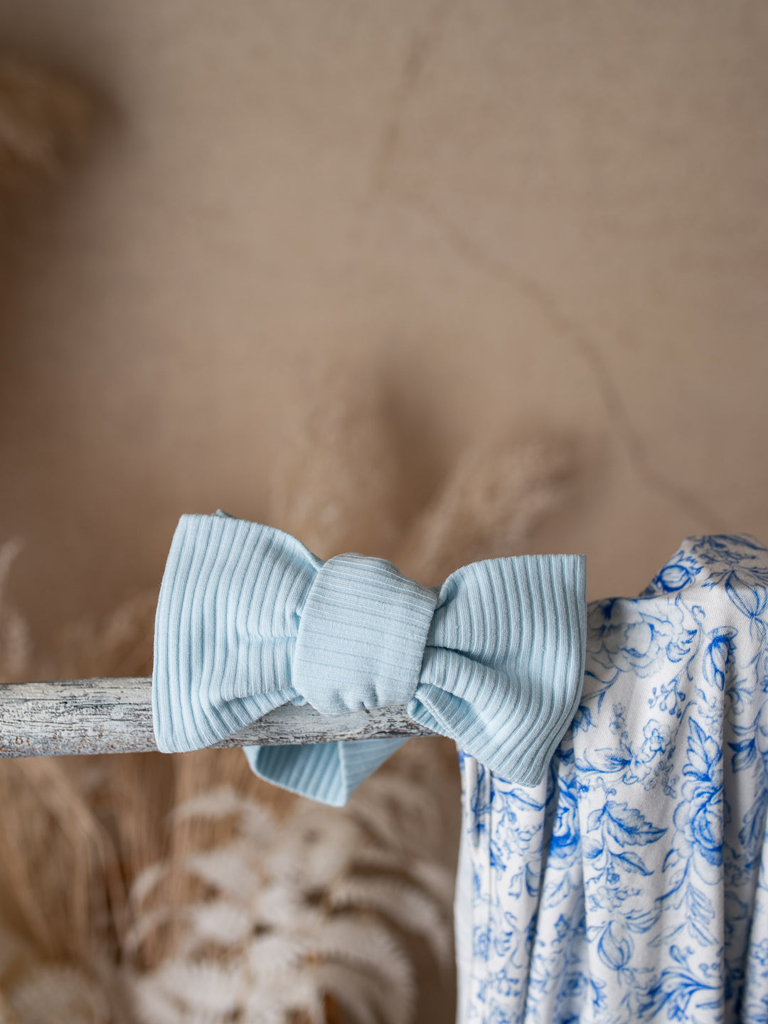 Forever Loved - Topknot Headwrap Ice Blue