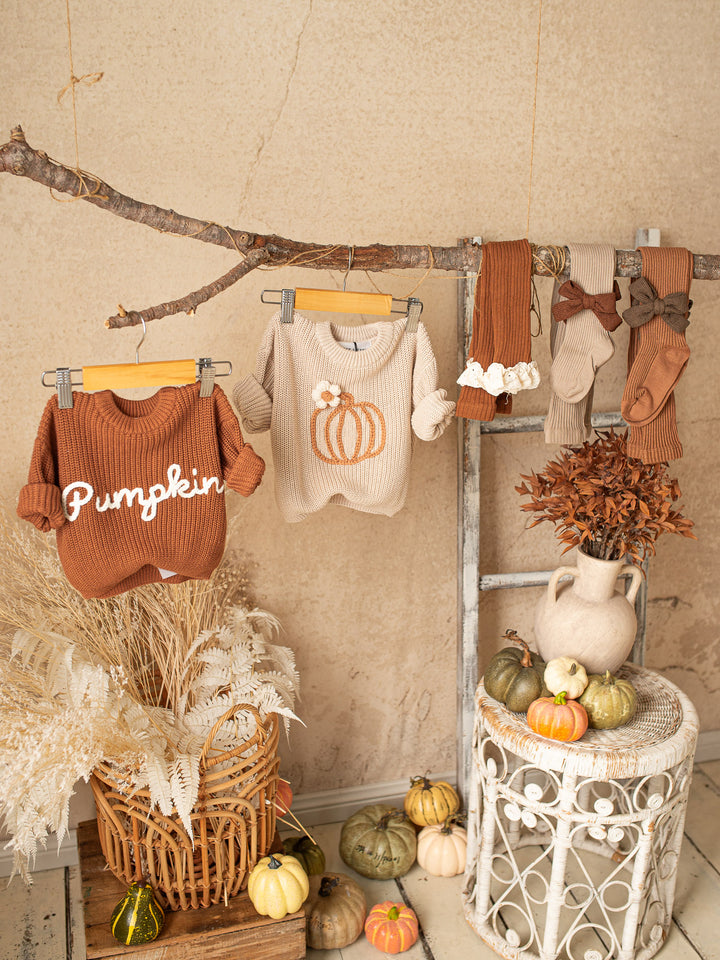 Pumpkin Pie Sweater - Rust