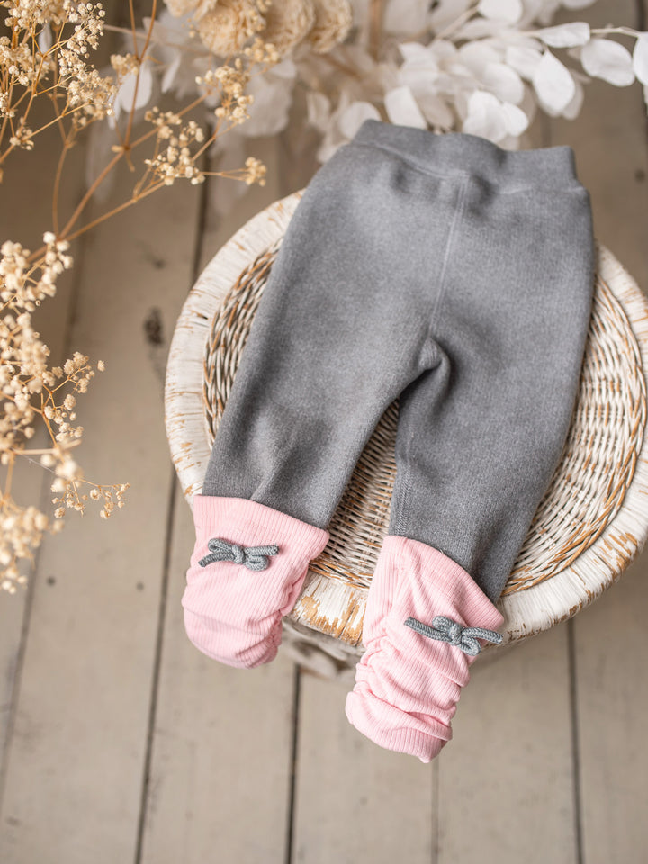 Soda Pop Fleece Lined Leggings - Grey