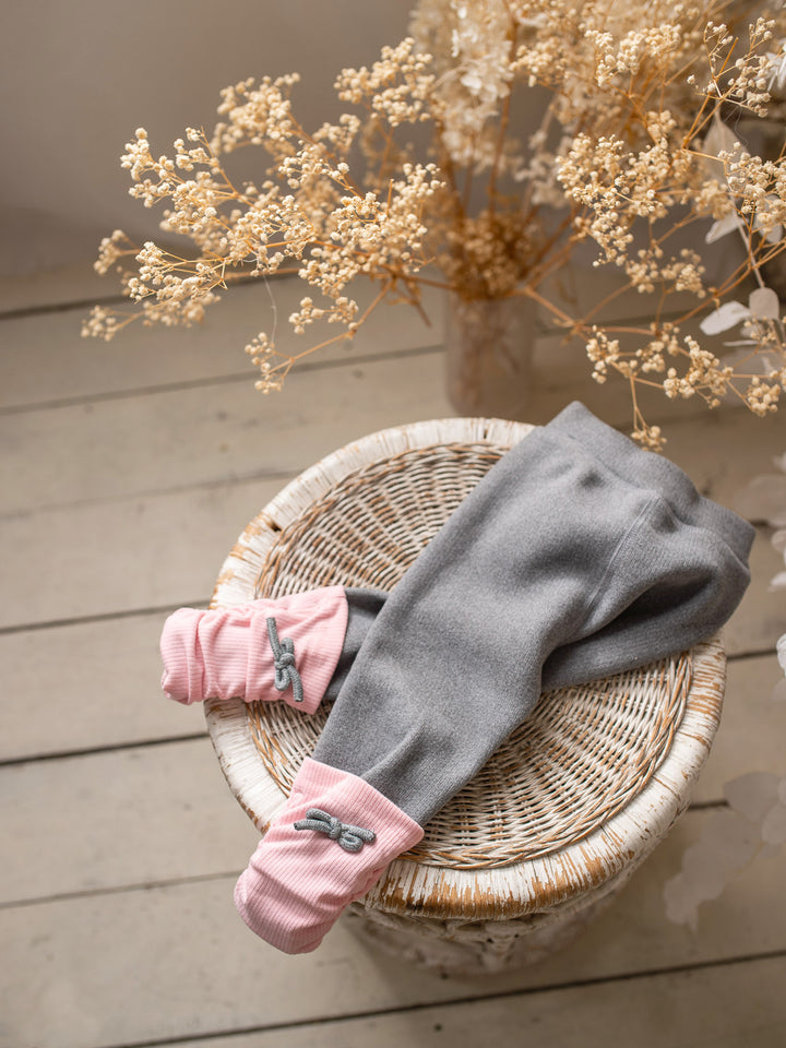 Soda Pop Fleece Lined Leggings - Grey