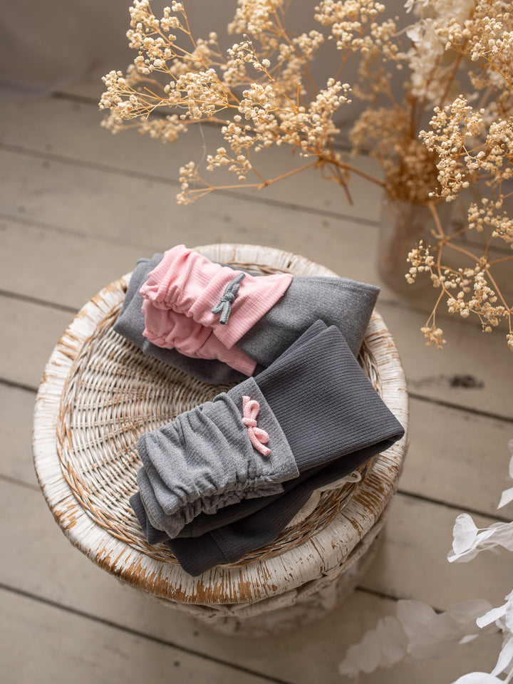 Soda Pop Fleece Lined Leggings - Charcoal