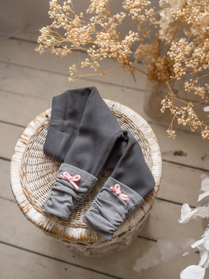 Soda Pop Fleece Lined Leggings - Charcoal