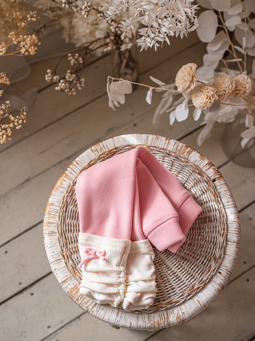 Soda Pop Fleece Lined Leggings - Baby Pink