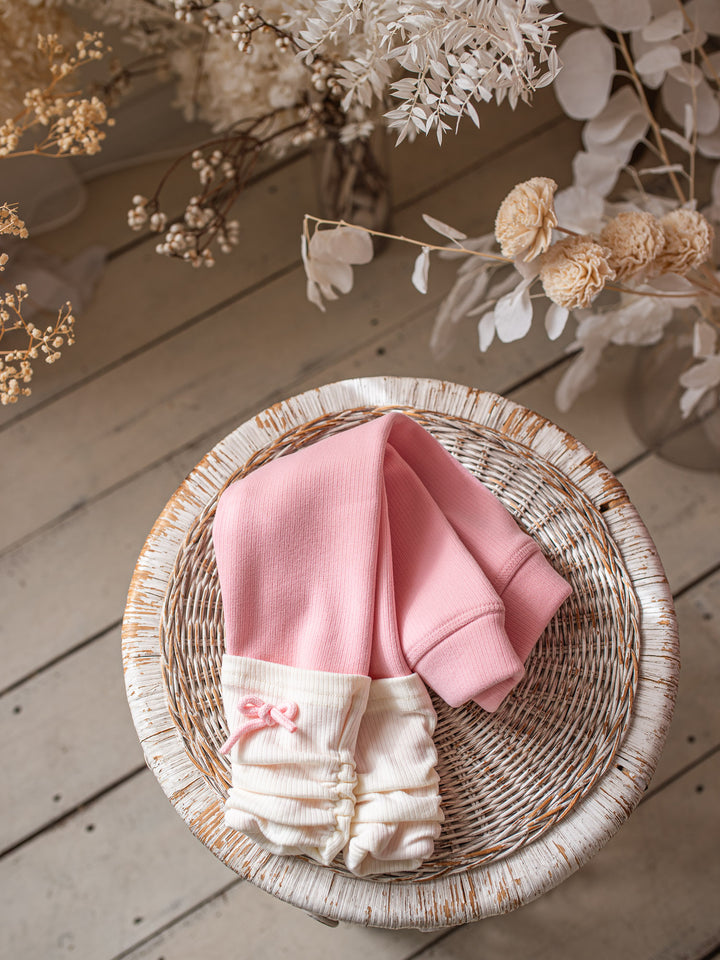 Soda Pop Fleece Lined Leggings - Baby Pink