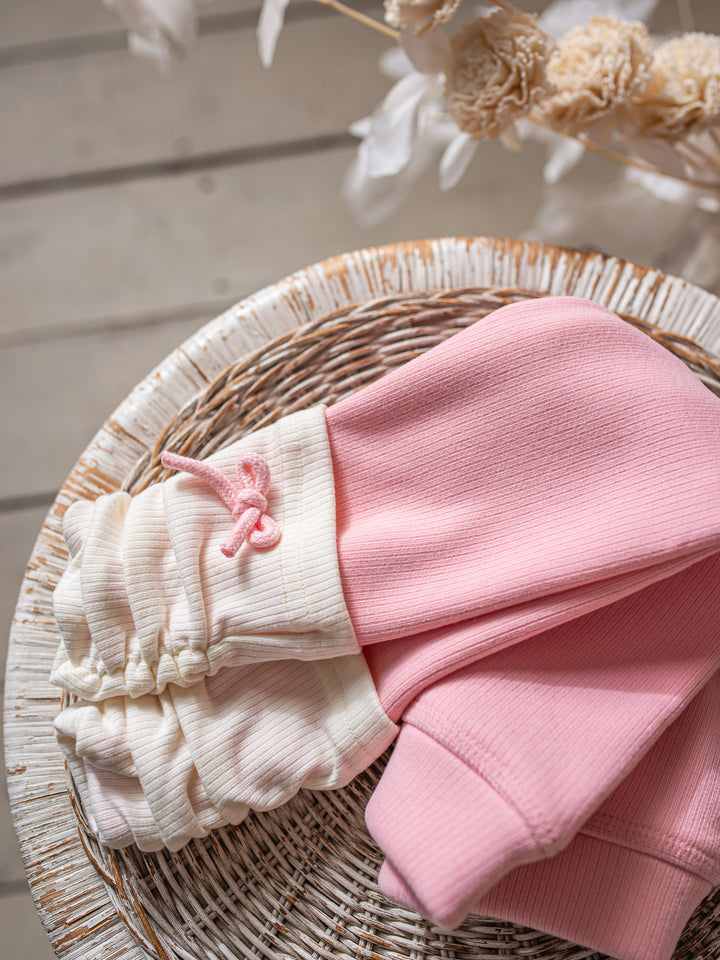 Soda Pop Fleece Lined Leggings - Baby Pink