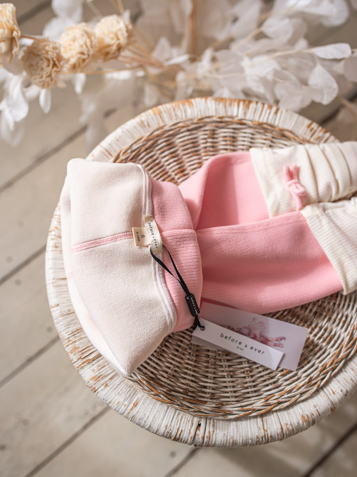 Soda Pop Fleece Lined Leggings - Baby Pink