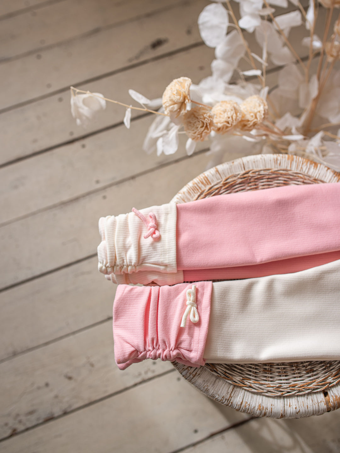 Soda Pop Fleece Lined Leggings - Baby Pink