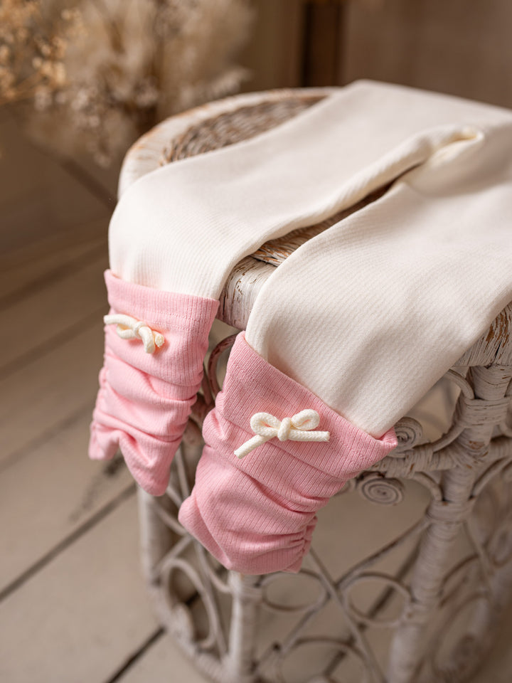 Soda Pop Fleece Lined Leggings - Cream