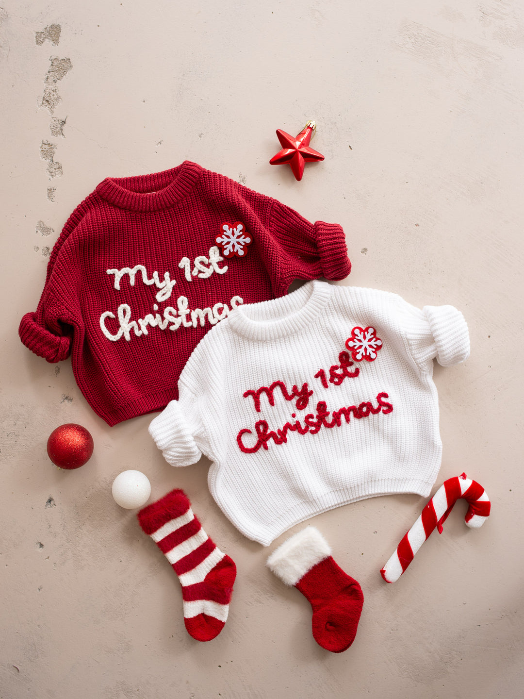 My 1st Christmas Sweater - Red