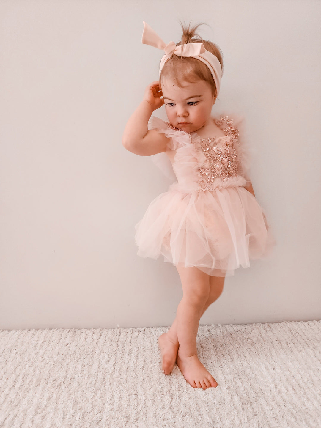 A Little Extra Romper - Pink