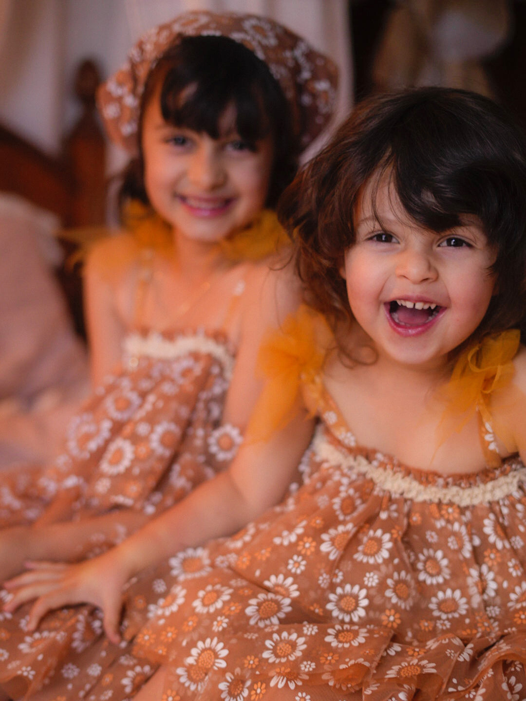 Toffee Daisy Tutu Dress