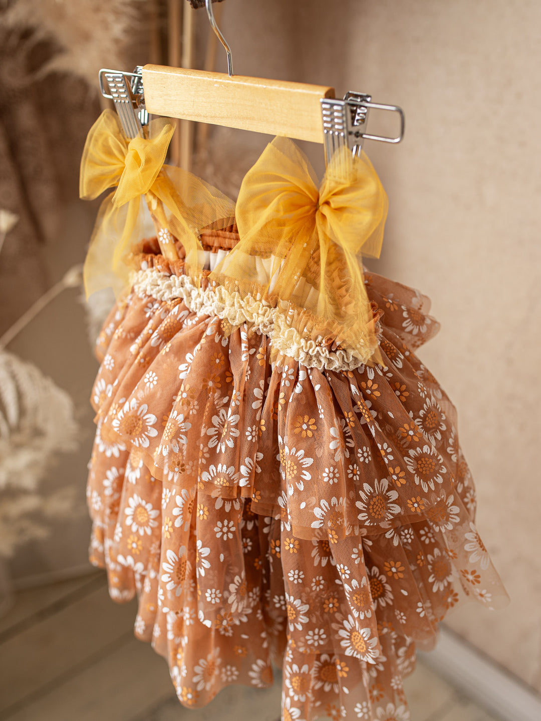 Toffee Daisy Tutu Dress