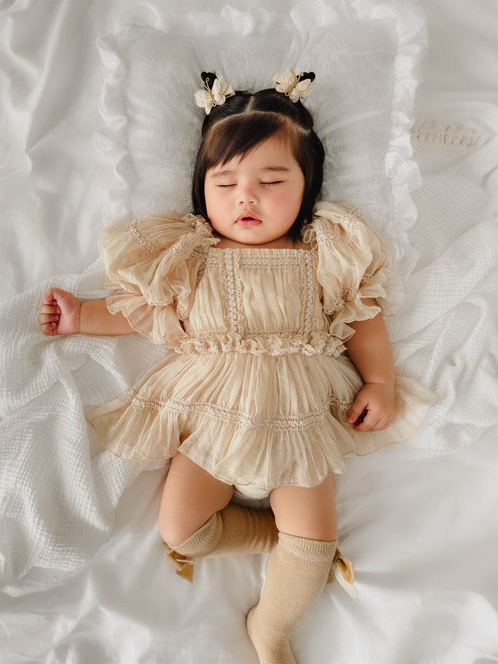 Love n Joy Romper - Beige