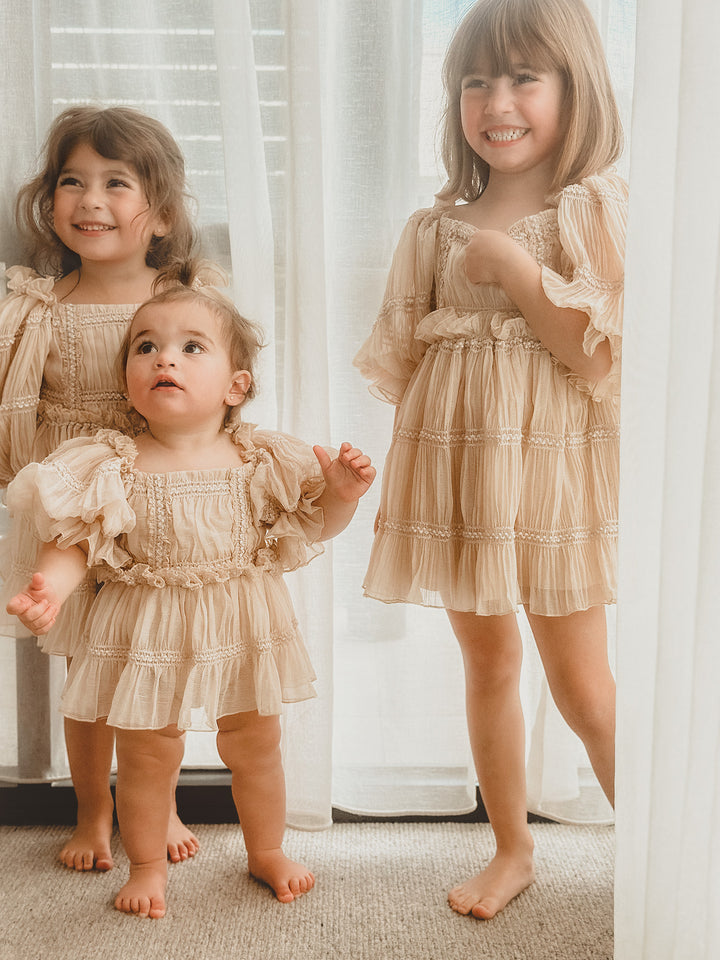 Love n Joy Romper - Beige