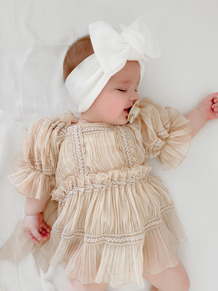Love n Joy Romper - Beige