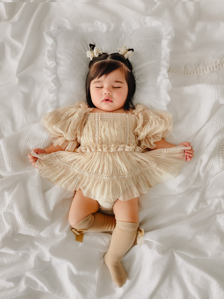 Love n Joy Romper - Beige