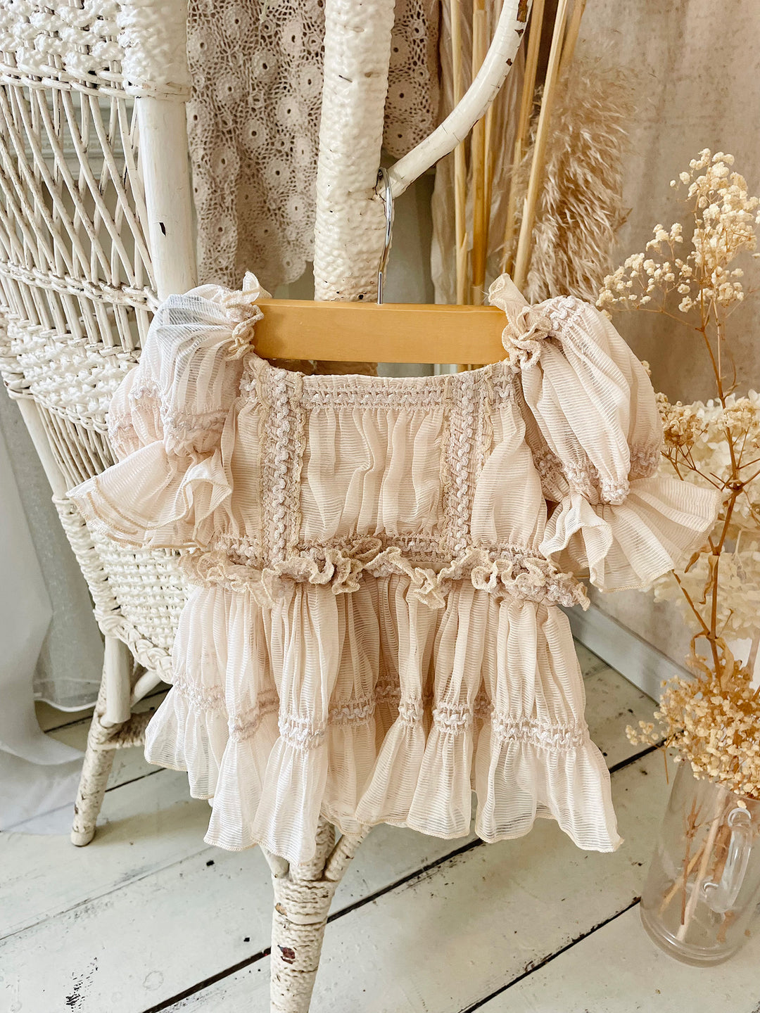 Love n Joy Romper - Beige