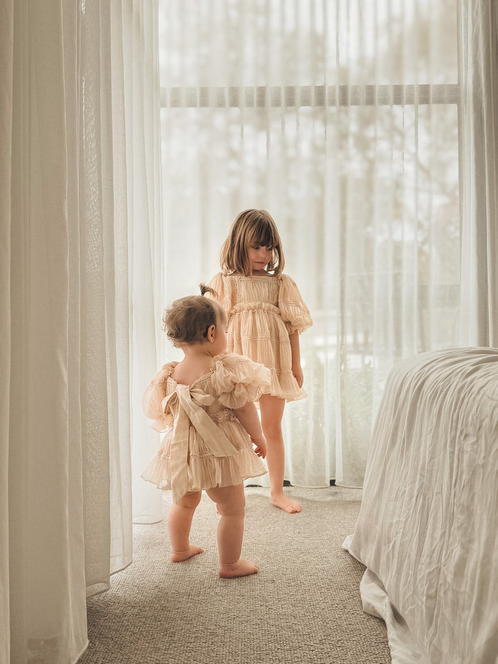 Love n Joy Romper - Beige