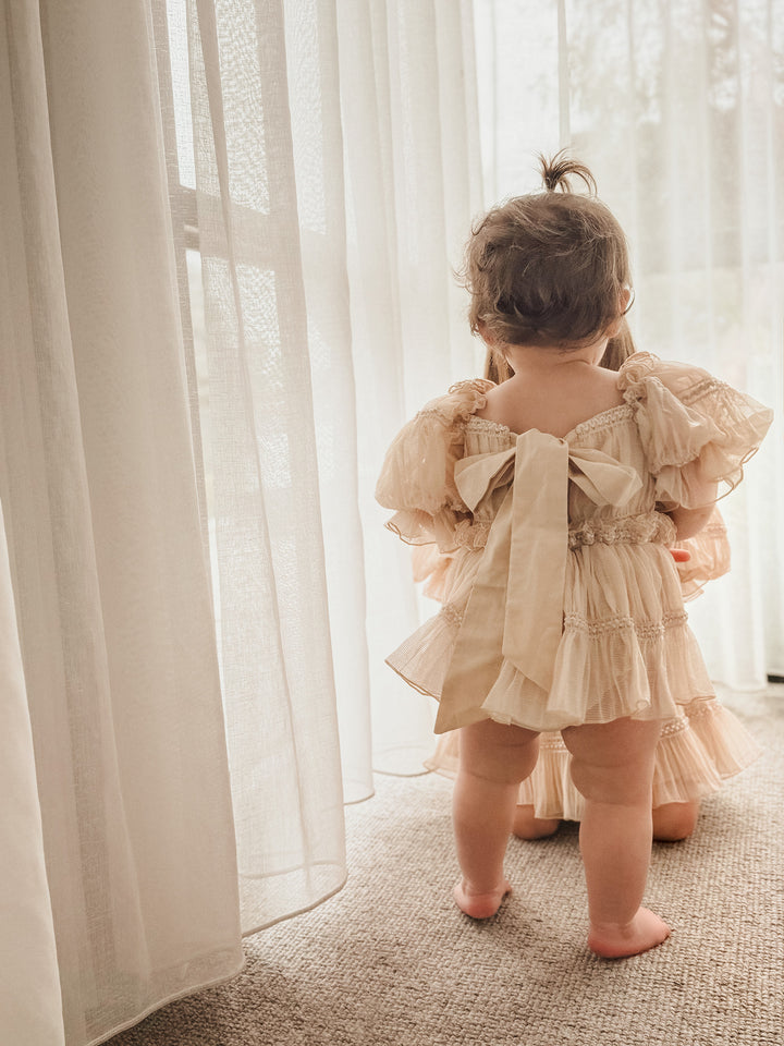 Love n Joy Romper - Beige