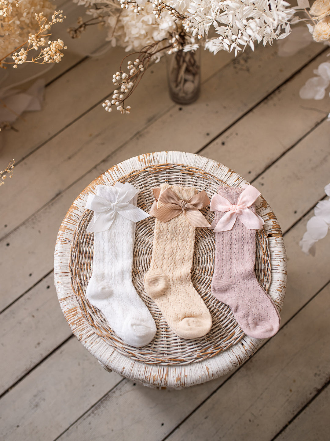 Belle Socks - White