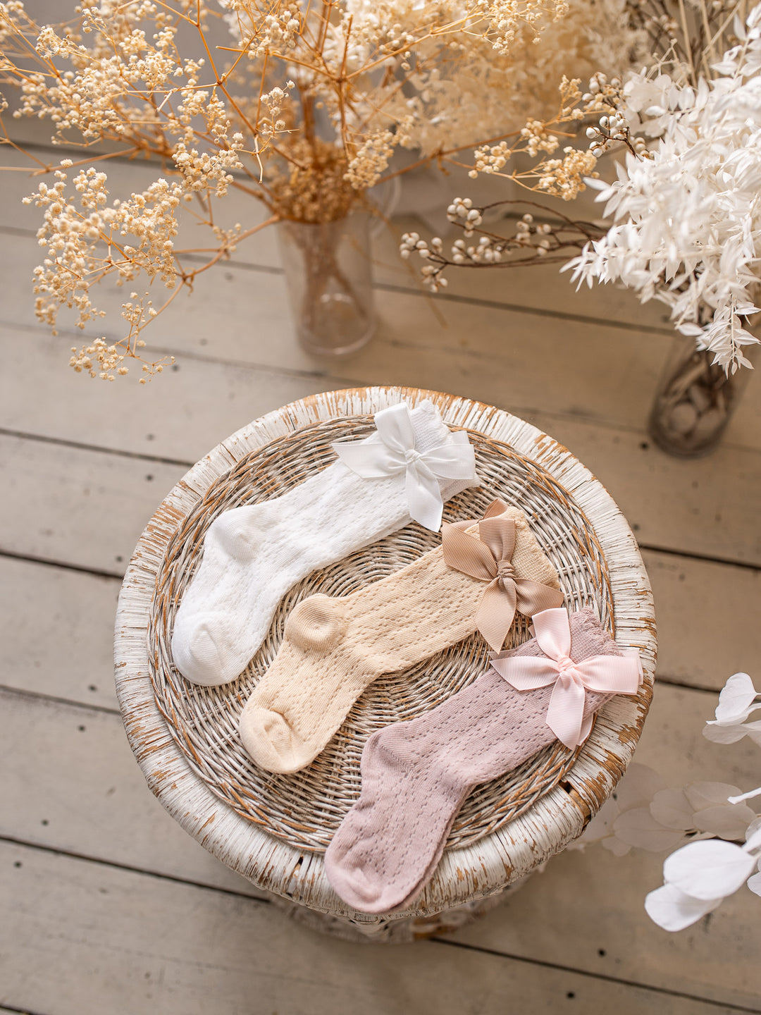 Belle Socks - White