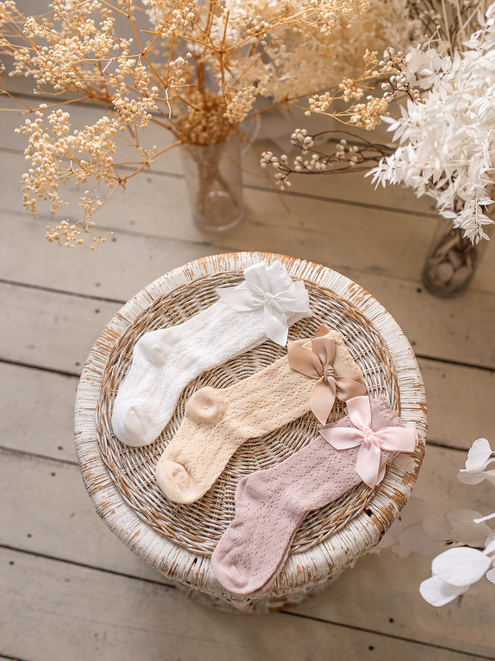Belle Socks - White