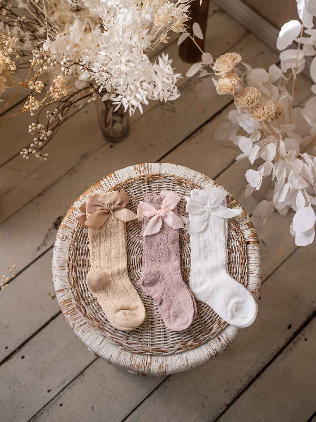 Belle Socks - White
