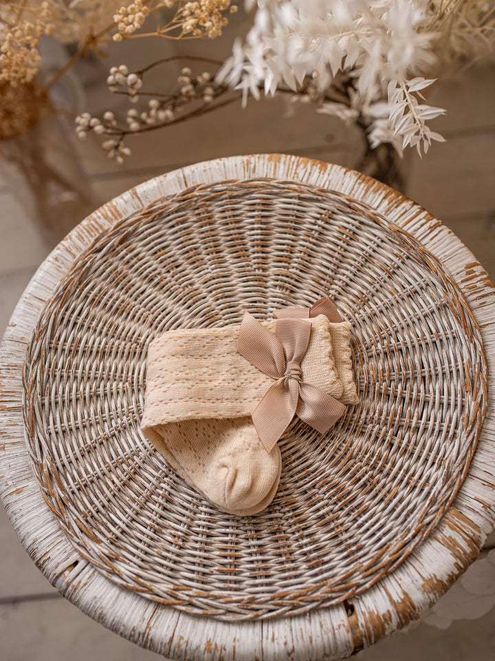 Belle Socks - Beige