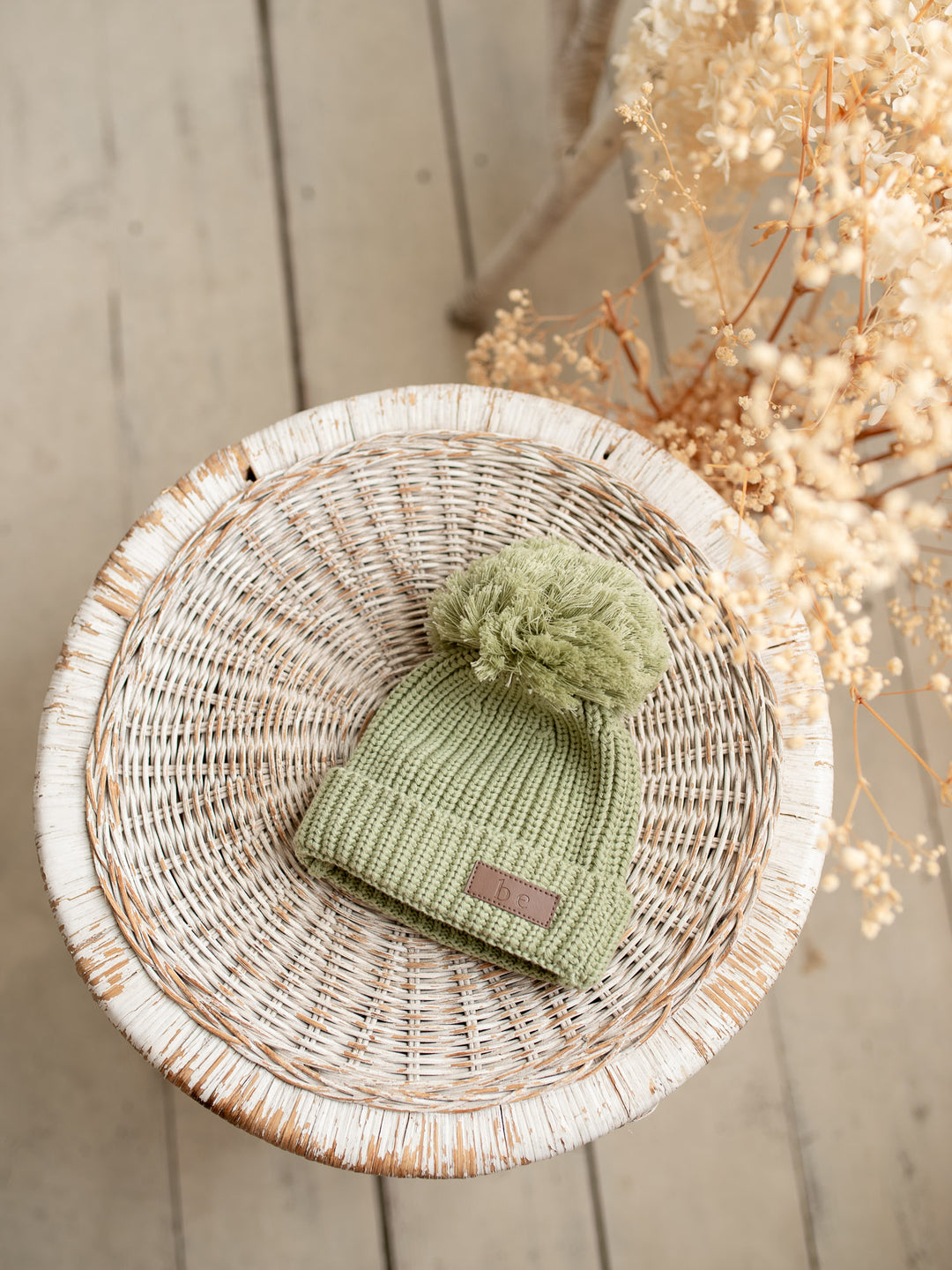 Bliss Knitted Beanie - Sage