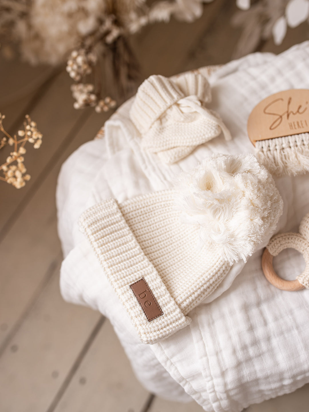 Bliss Knitted Beanie - Milk