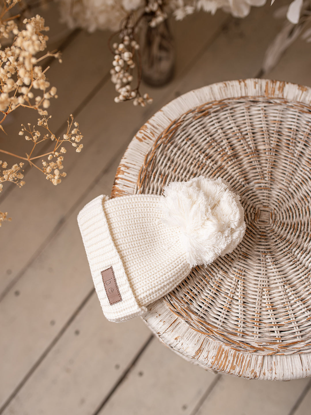 Bliss Knitted Beanie - Milk