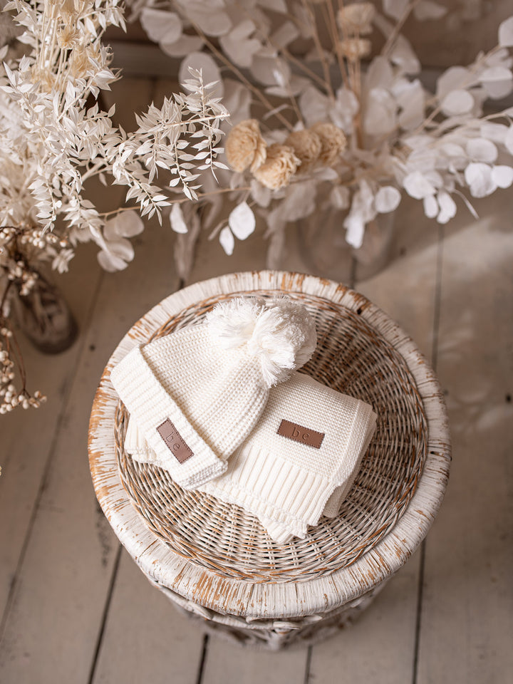 Bliss Knitted Beanie - Milk