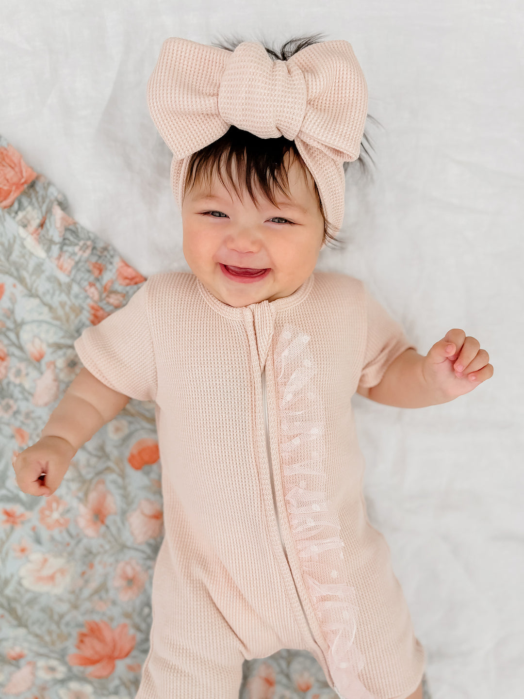 You Are Mine - Topknot Headwrap Pink Sand