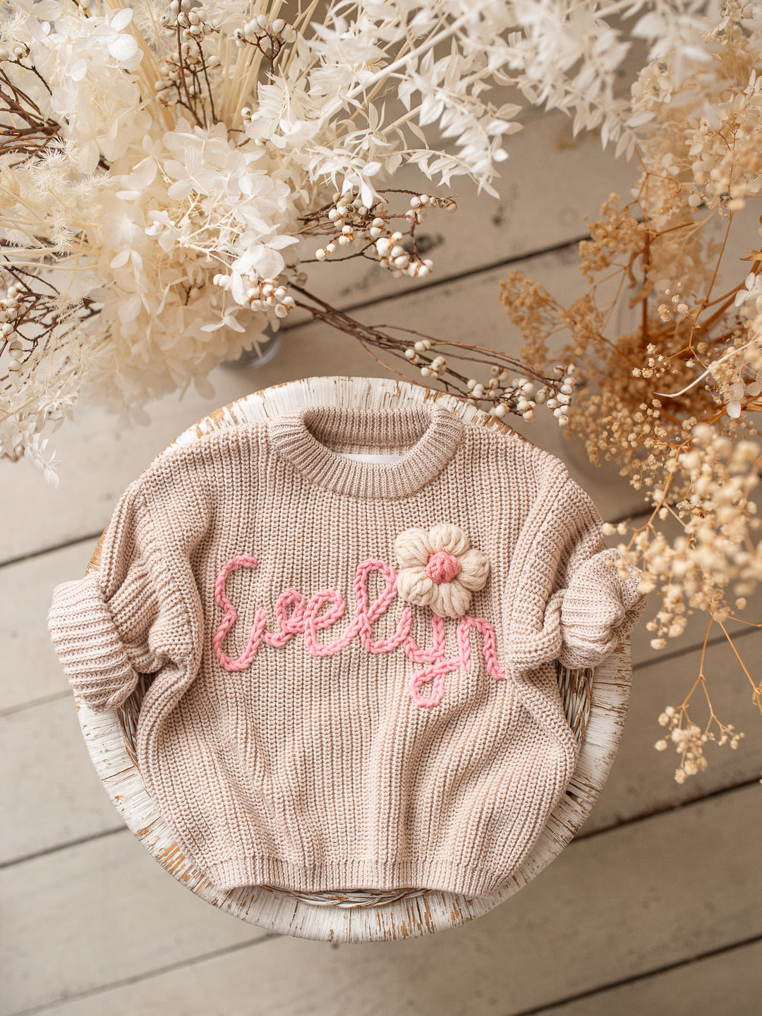 Written in Thread Sweater - Oatmeal
