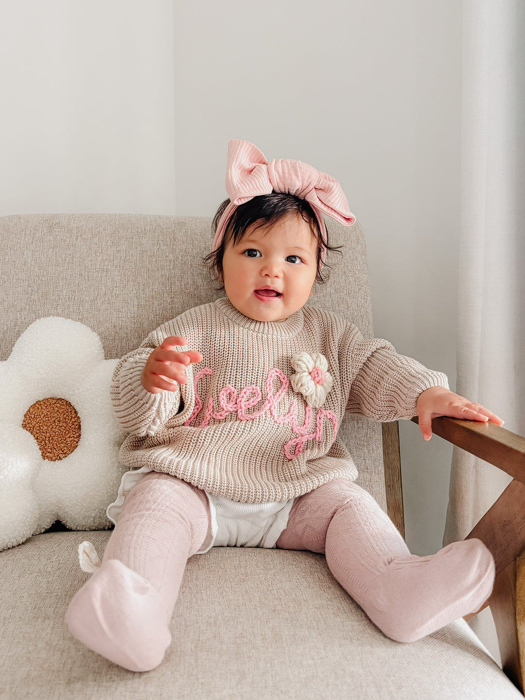 Written in Thread Sweater - Oatmeal
