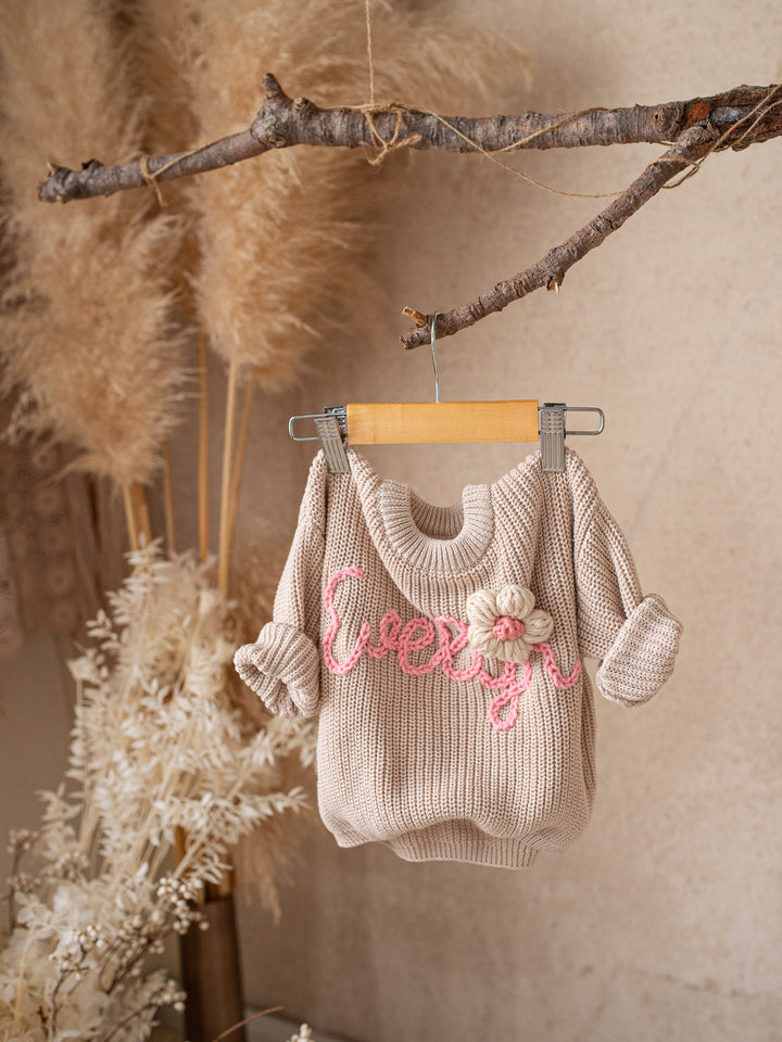 Written in Thread Sweater - Oatmeal