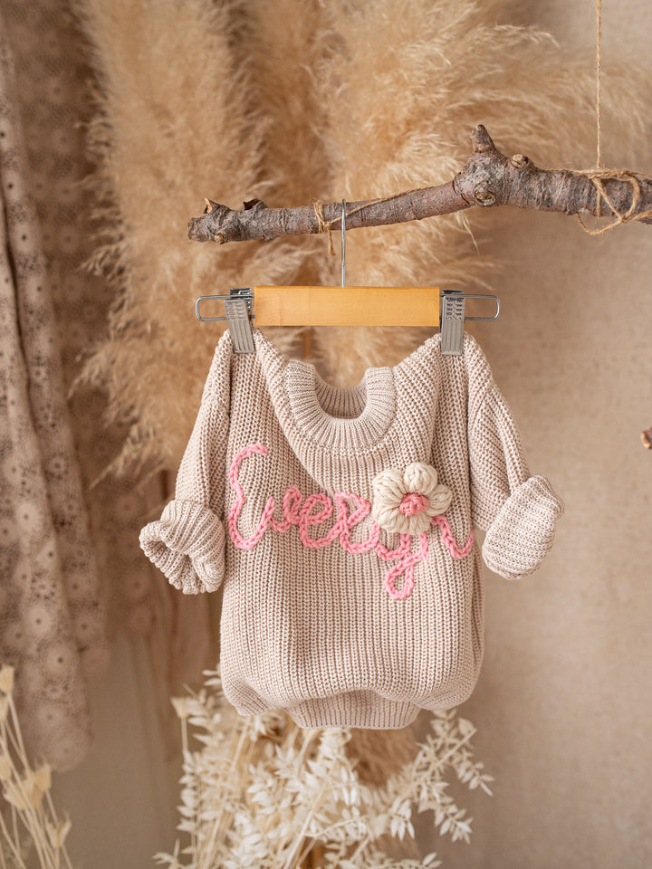 Written in Thread Sweater - Oatmeal