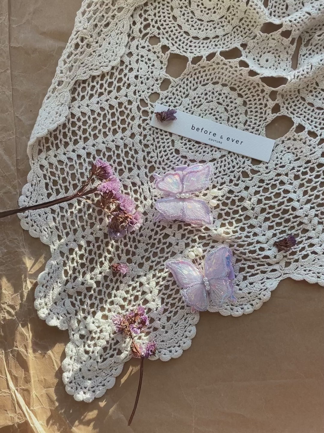 Butterfly Hair Clips