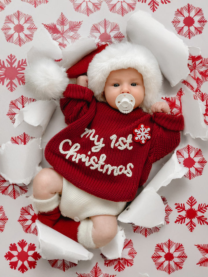 My 1st Christmas Sweater - Red