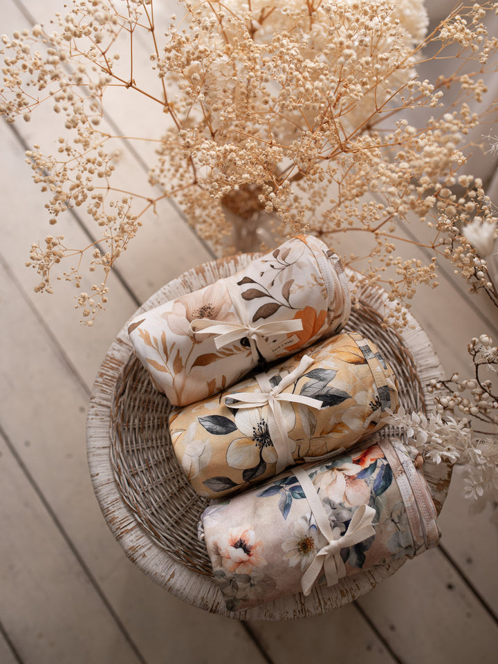 Flower Story Baby Swaddle -Sunset Floral