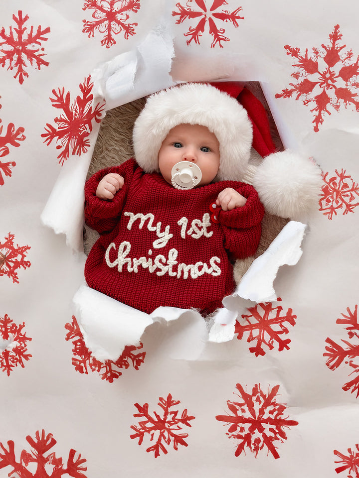 My 1st Christmas Sweater - Red