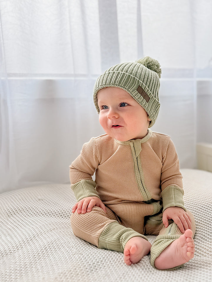 Bliss Knitted Beanie - Sage