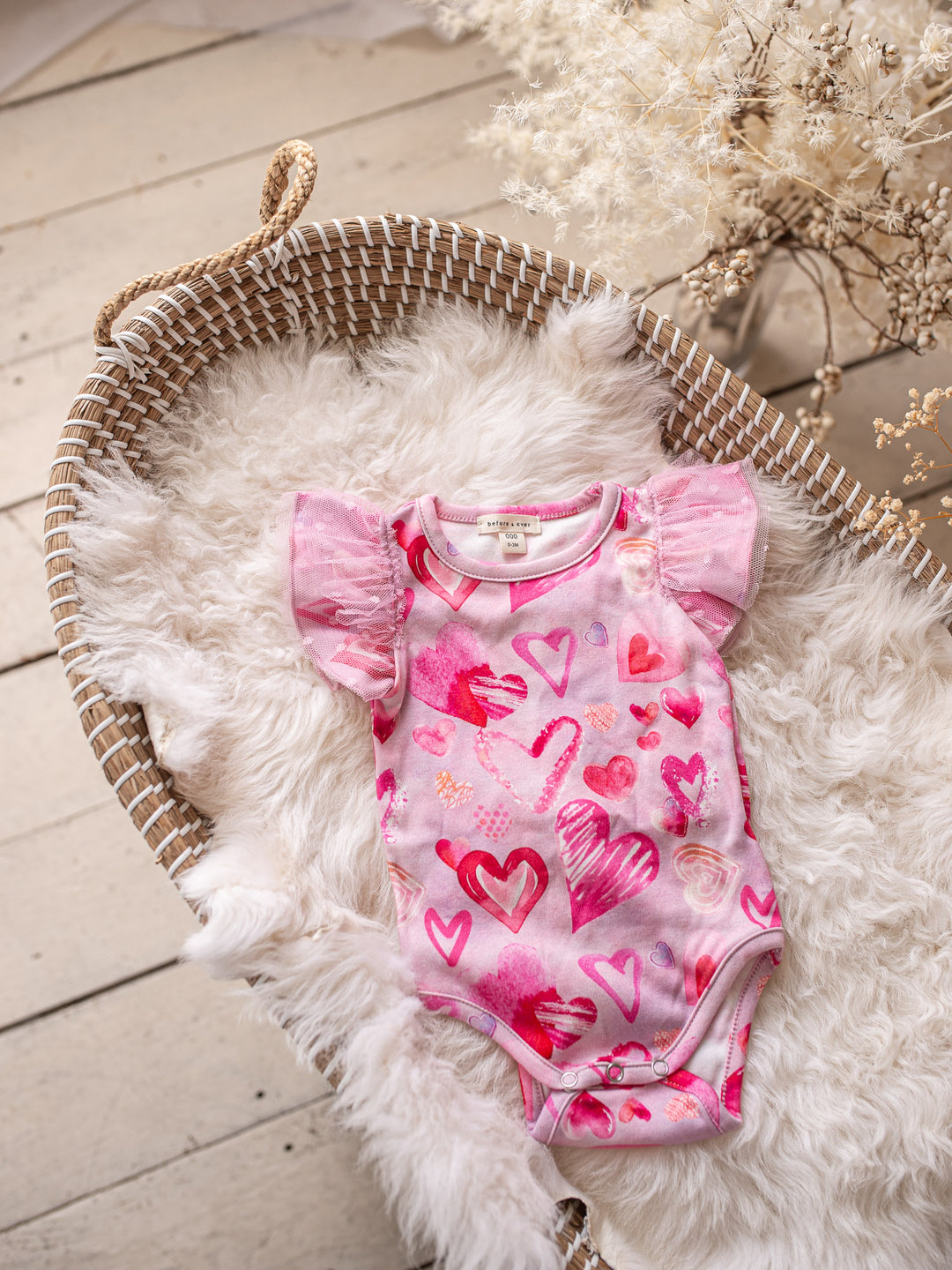 Oh My Heart Bodysuit - Pink