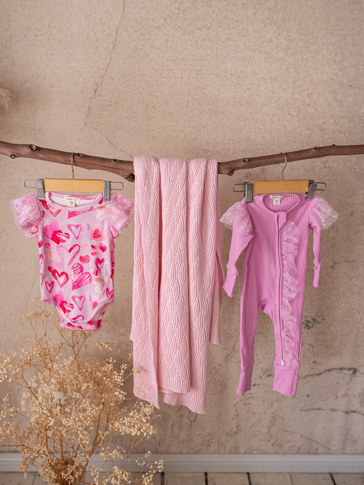 Forever Loved Onesie - Pink Sorbet