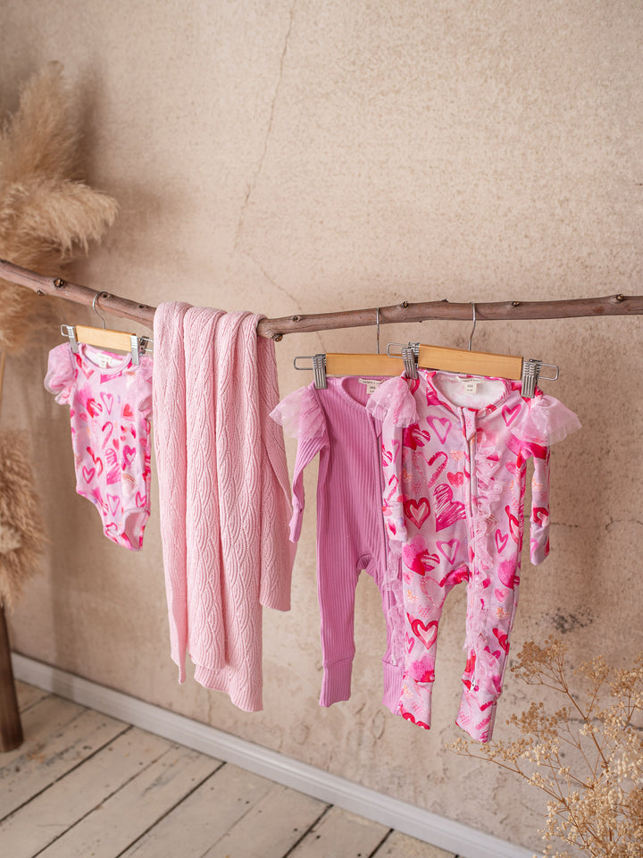 Forever Loved Onesie - Pink Sorbet